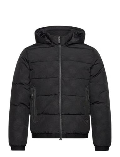 Outerwear Vuorillinen Takki Topattu Takki Black EA7