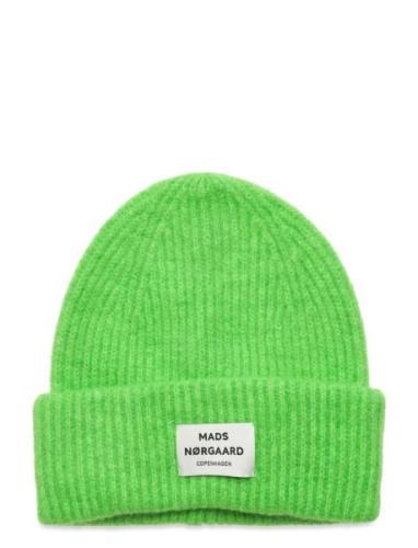 Tosca Anju Hat Accessories Headwear Beanies Green Mads Nørgaard