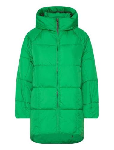 Onlasta Over D Puffer Coat Cc Otw Topattu Pitkä Takki Green ONLY