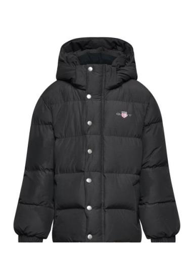 Relaxed Puffer Jacket Toppatakki Black GANT