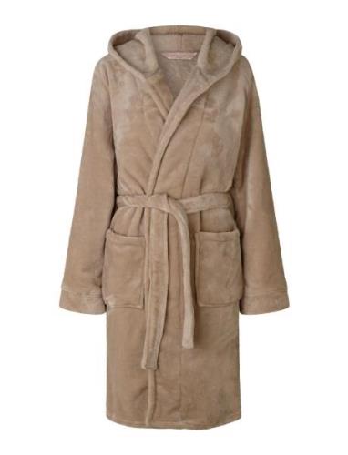 Fleece Robe Aamutakki Beige Rosemunde