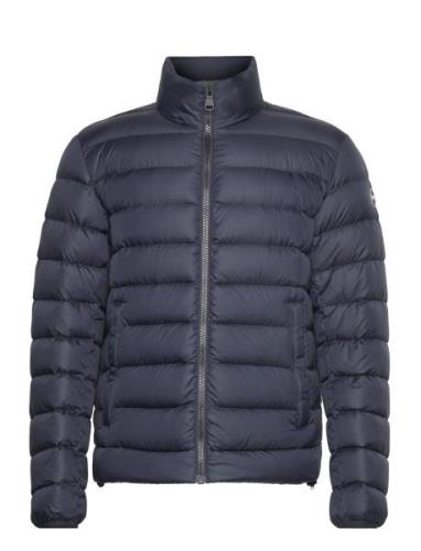 Mens Down Jacket Vuorillinen Takki Topattu Takki Navy Colmar