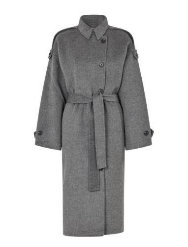 Walance Coat Outerwear Coats Winter Coats Grey Second Female