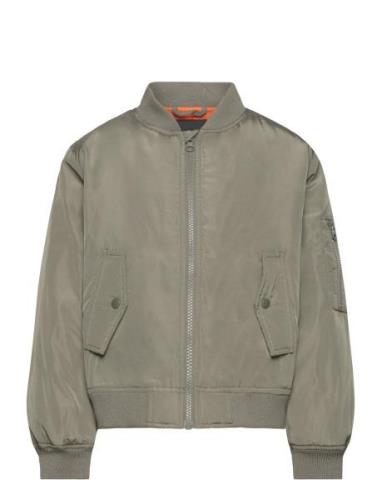 Nknmadrid Bomber Jacket Bombertakki Khaki Green Name It