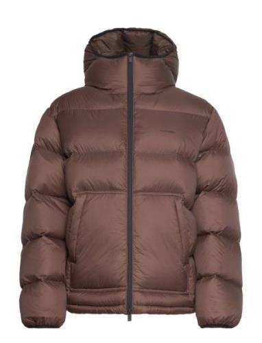 Gilja Down Jacket Vuorillinen Takki Topattu Takki Brown HOLZWEILER