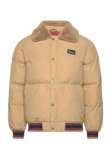 Archive Padded Bomber Vuorillinen Takki Topattu Takki Beige Penfield