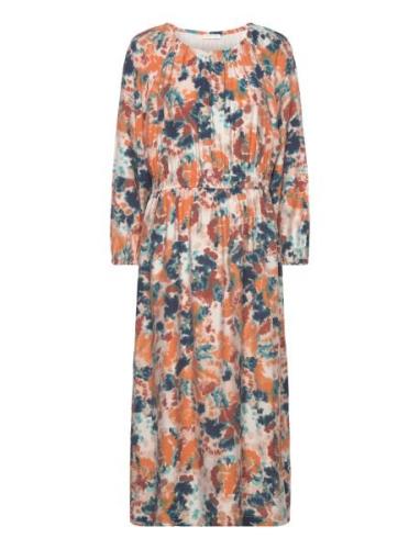 Feminine Maxi Dress Maksimekko Juhlamekko Multi/patterned Tom Tailor