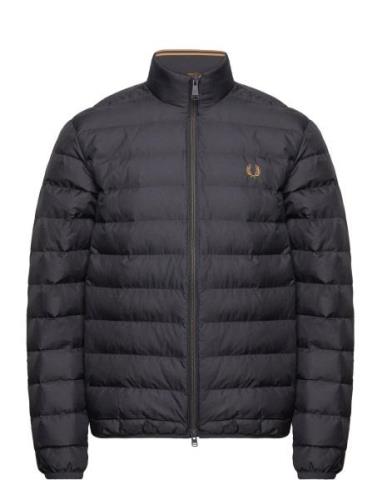 Insulated Jacket Vuorillinen Takki Topattu Takki Navy Fred Perry