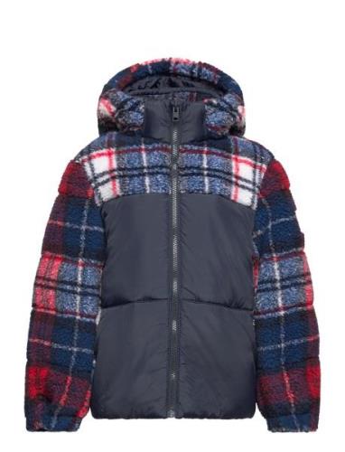 Sherpa Check Jacket Toppatakki Multi/patterned Tommy Hilfiger