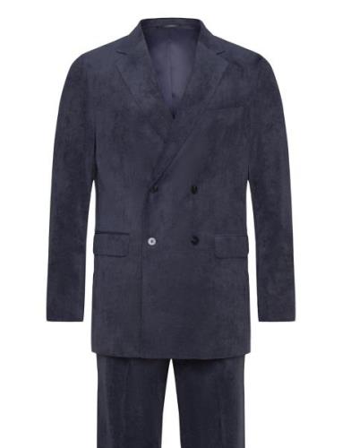 Fine Corduroy Superflex Dbsuit Puku Navy Lindbergh