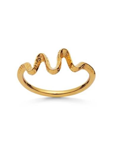 Sonar Ring Sormus Korut Gold Maanesten