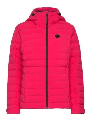 W Thermic Down Jacket Vuorillinen Takki Topattu Takki Red J. Lindeberg