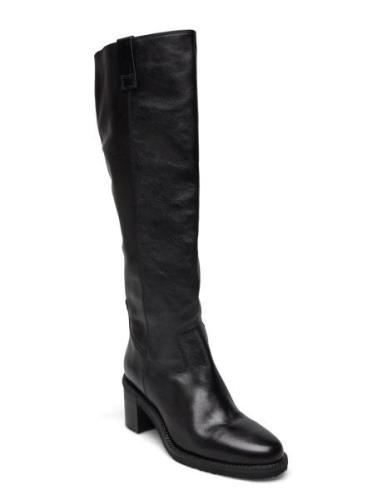 Long Boots Korkeavartiset Saapikkaat Black Billi Bi