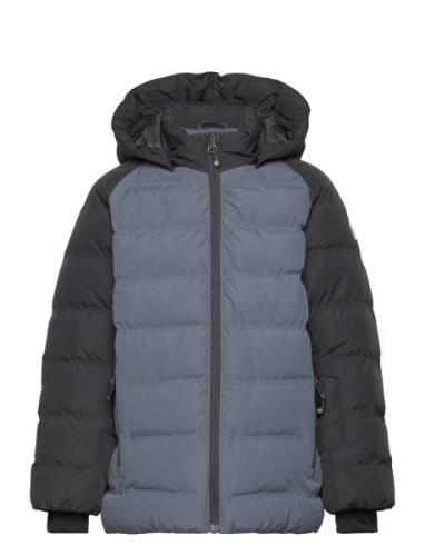 Ski Jacket - Quilt -Contrast Toppatakki Blue Color Kids