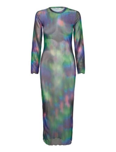 Enraven Ls Dress Aop 7042 Maksimekko Juhlamekko Multi/patterned Envii