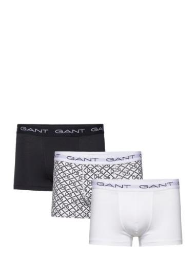 G Pattern Trunk 3-Pack Bokserit White GANT