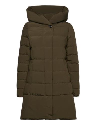 Puffy Prescott Parka Topattu Pitkä Takki Green WOOLRICH