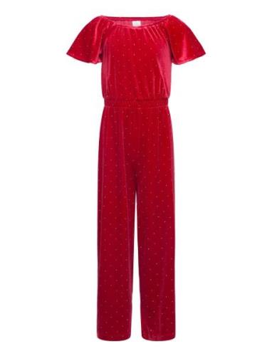 Jumpsuit Velvet Jumpsuit Haalari Red Lindex