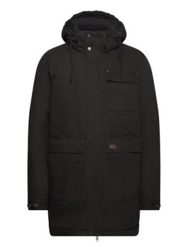 Workwear Hooded Parka Parka Takki Black Superdry