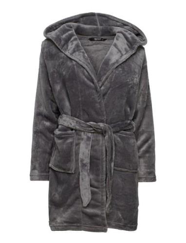 Decoy Short Robe W/Hood Aamutakki Grey Decoy