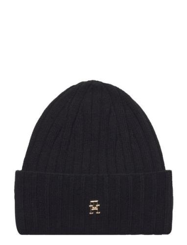 Essential Chic Beanie Accessories Headwear Beanies Black Tommy Hilfige...