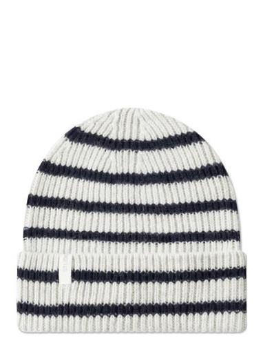 Lucas Beanie Accessories Headwear Beanies White STUDIO FEDER