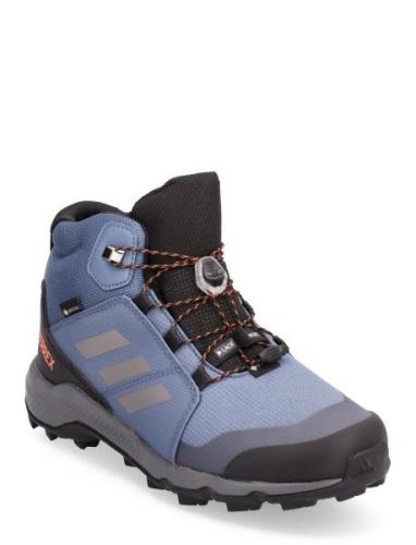 Terrex Mid Gtx K Bootsit Nauhalliset Saapikkaat Blue Adidas Terrex