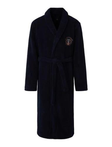 Kids Lesley Fleece Robe Aamutakki Kylpytakki Navy Lexington Home