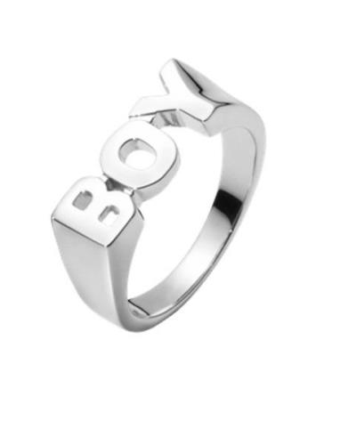 Boy Ring Sormus Korut Silver Maria Black