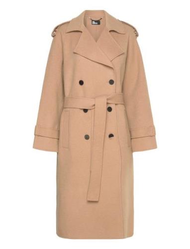 Manteau Outerwear Coats Winter Coats Beige The Kooples