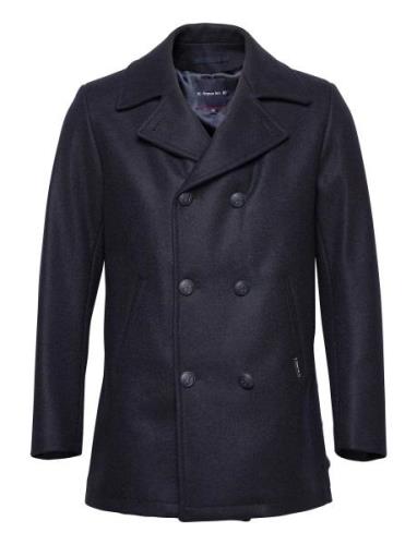 Pea Coat "Kermoor" Villakangastakki Navy Armor Lux