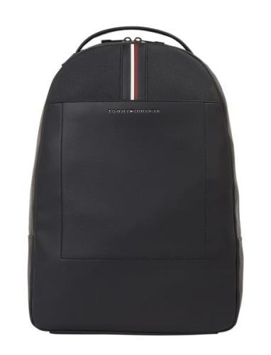 Th Corporate Backpack Reppu Laukku Silver Tommy Hilfiger