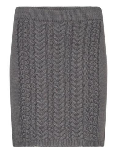 Skirt Raquel Lyhyt Hame Grey Lindex