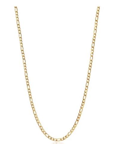 Men's Gold Figaro Chain In 3Mm Kaulakoru Korut Gold Nialaya