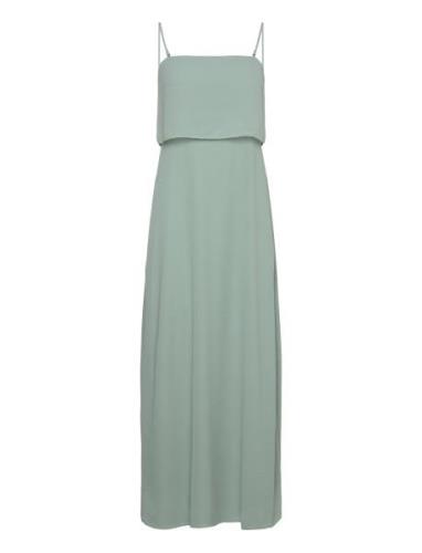 Vimilina Strap Maxi Dress - Noos Maksimekko Juhlamekko Green Vila