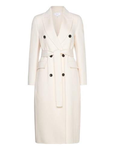 Arla Outerwear Coats Winter Coats Cream Reiss