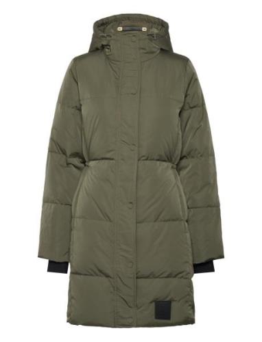 Phyllysiw Classic Coat Topattu Pitkä Takki Green InWear