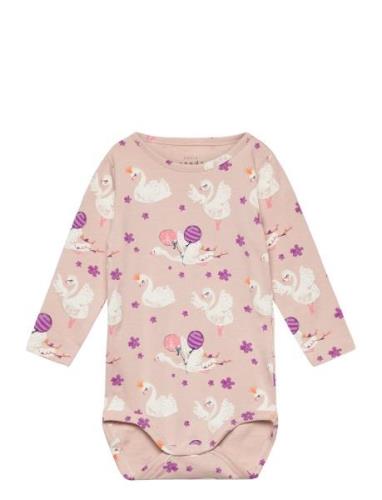 Nbfvandora Ls Body Box Bodies Long-sleeved Pink Name It