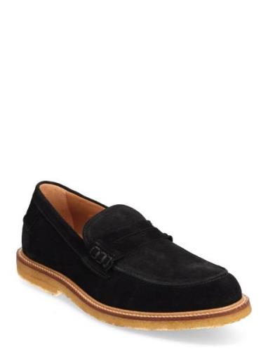 Loafer Loaferit Matalat Kengät Black ANGULUS