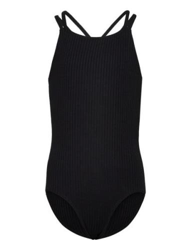 Swimsuit Bg Rib Uimapuku Uima-asut Black Lindex