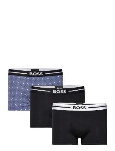 Trunk 3P Bold Design Bokserit Navy BOSS