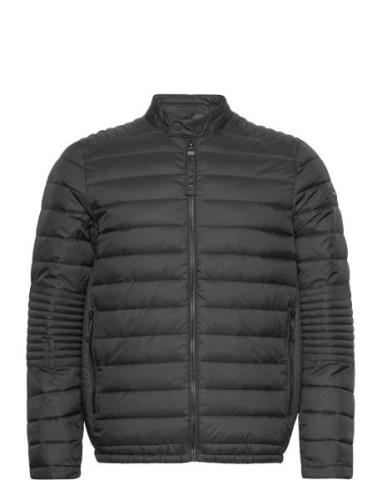 Jacket Slim Vuorillinen Takki Topattu Takki Black Replay