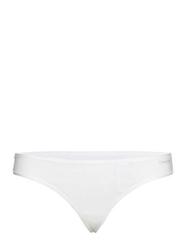 Thong 3Pk Stringit Alusvaatteet White Calvin Klein