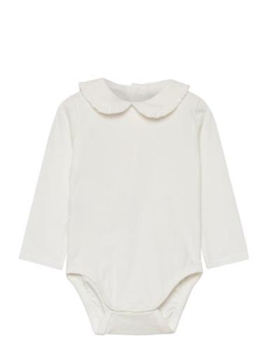 Cotton Body Bodies Long-sleeved White Mango