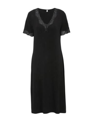 Nightdress Yöpaita Black Damella Of Sweden