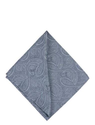 Paisley Silk Pocket Square Taskuliina Navy Portia 1924