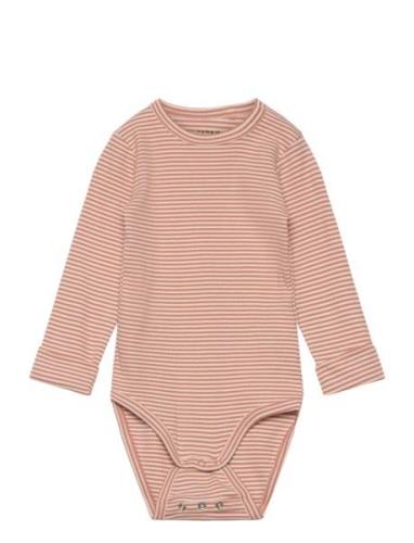 Nbnberro R Ls Body Bodies Long-sleeved Beige Name It