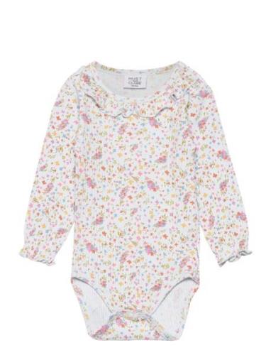 Bitta - Bodysuit Bodies Long-sleeved Multi/patterned Hust & Claire