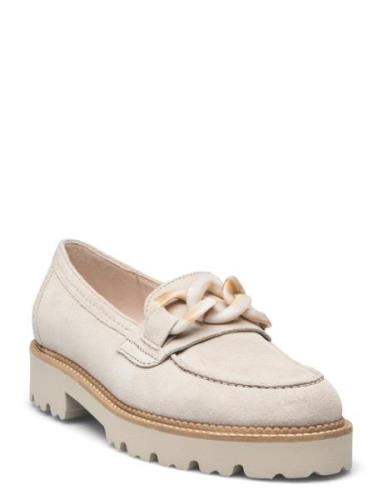 Loafer Loaferit Matalat Kengät Cream Gabor