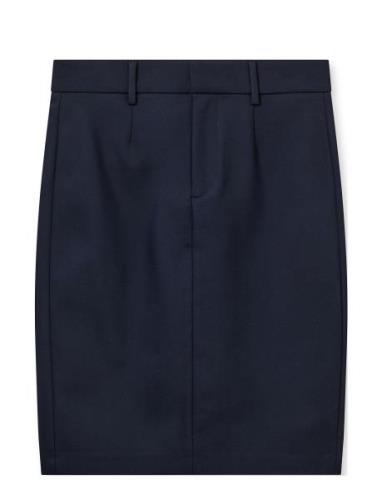 Mmmillie Night Skirt Lyhyt Hame Navy MOS MOSH